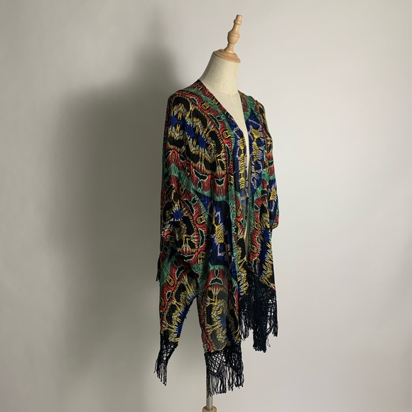 NWT LSPACE Moroccan Dreams Coverup Fringe Ends S - Picture 2 of 7